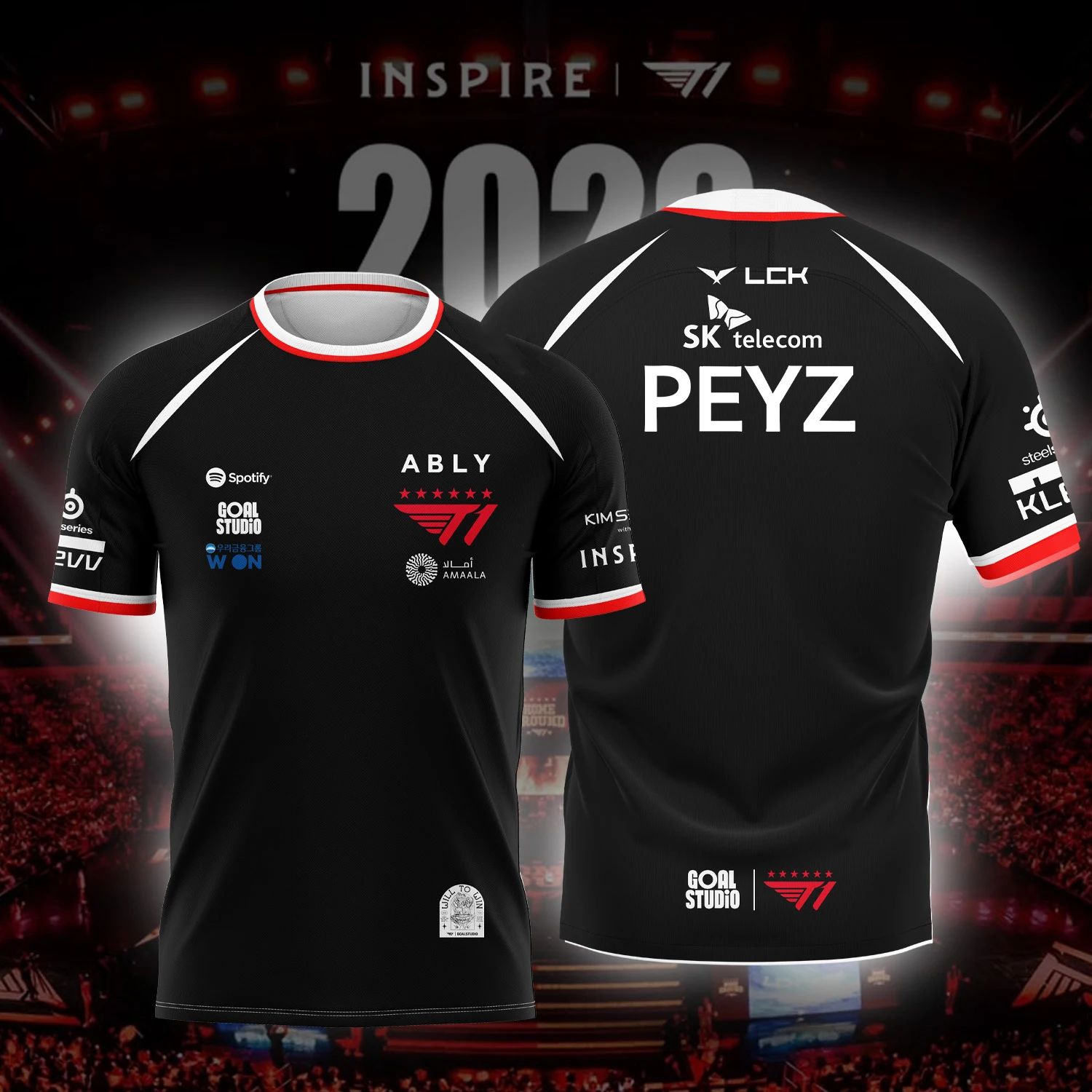 Esports Gaming Teams - قميص فريق T1 ESPORTS الجديد لعام