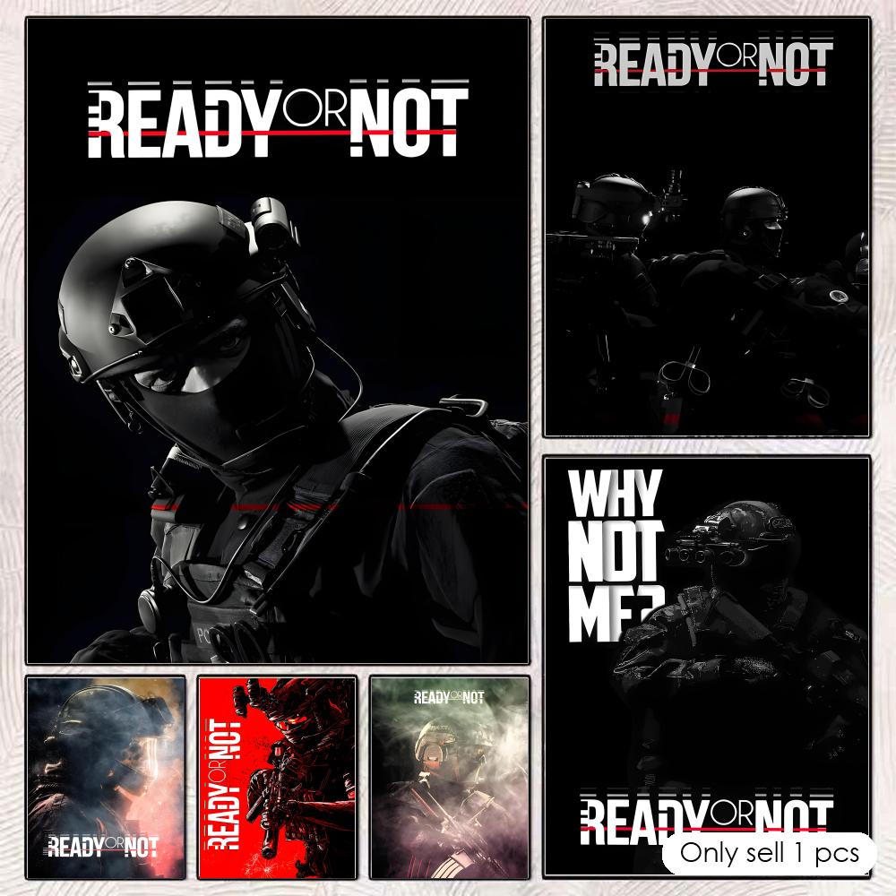 Esports Or Gaming - ملصق R-Ready or N-NotS عالي الدقة