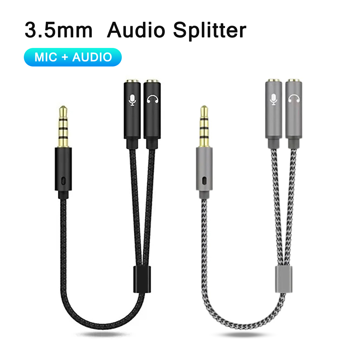 Esports Gaming Splitter - مقسم سماعة الرأس 3.5 ملم صوت
