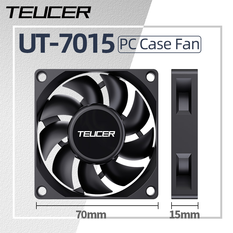 Esports Gaming Fan - Teucer UT-7015 7 سنتيمتر Chassic مروحة