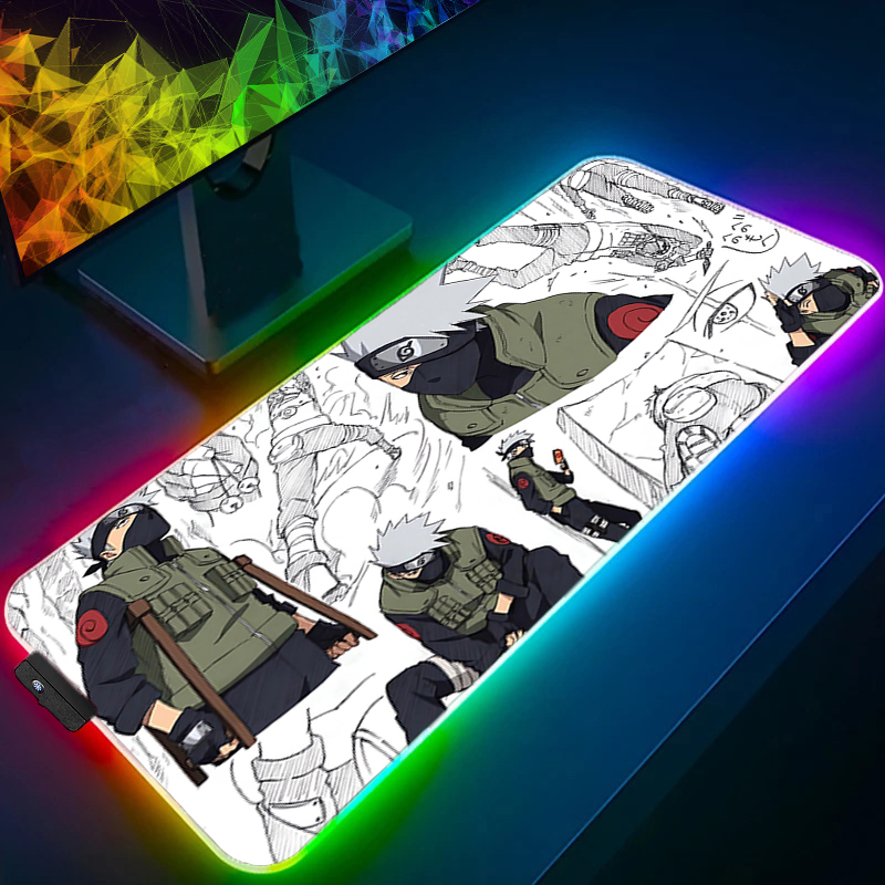 لوحة ماوس RGB ناروتو كاكاشي ها - مراجعة Esports Y Gaming وسعره