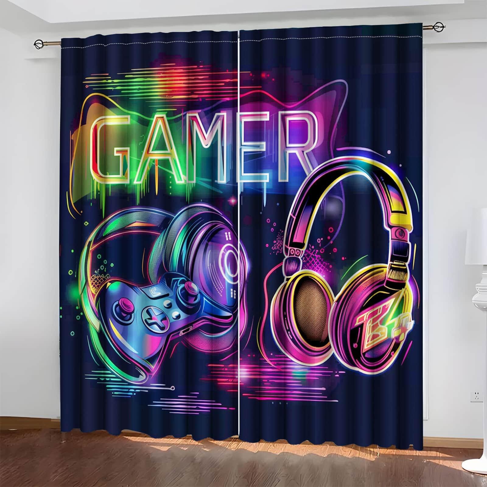 ستائر للاعبين بتصميم وحدة تحكم - مراجعة Esports Gaming Youtube وسعره