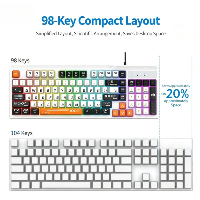 مجموعة K8pro 3 في 1 للألعاب تش - مراجعة Esports Gaming Keyboard And Mouse وسعره
