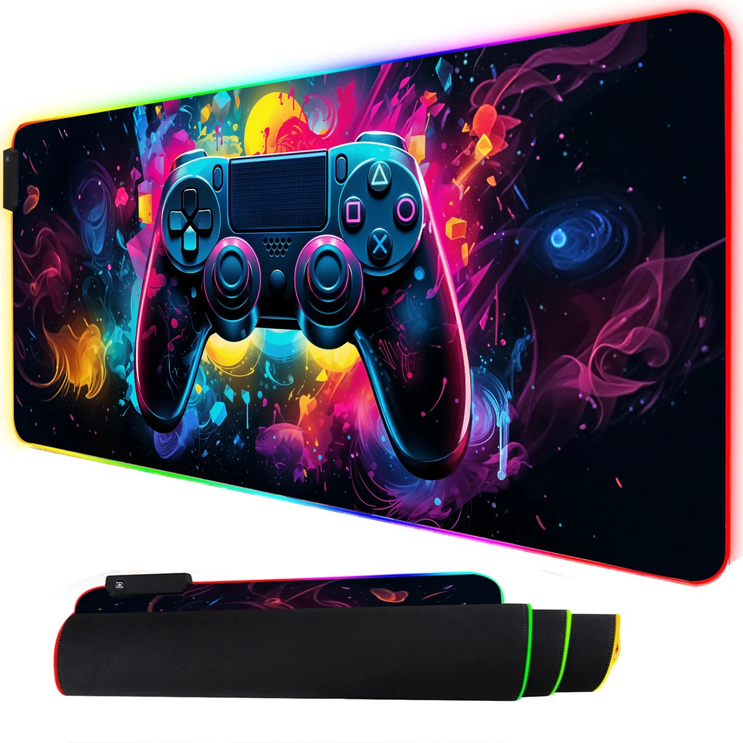 RGB النيون الألعاب تحكم الفن م - مراجعة Esports Gaming Keyboard And Mouse وسعره