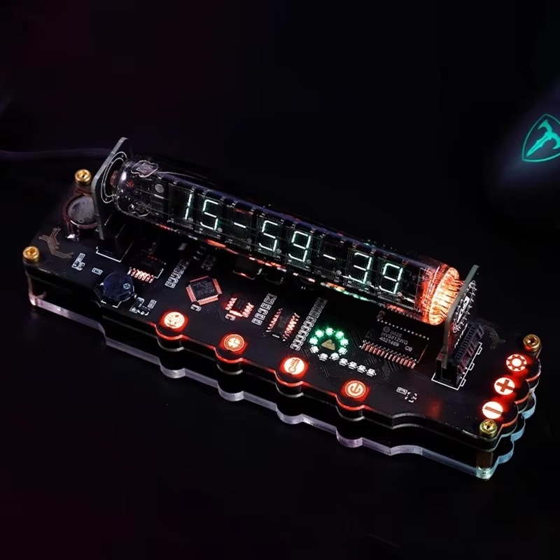 ساعة رقمية إبداعية بأنبوب فلور - مراجعة Esports Gaming Youtube وسعره